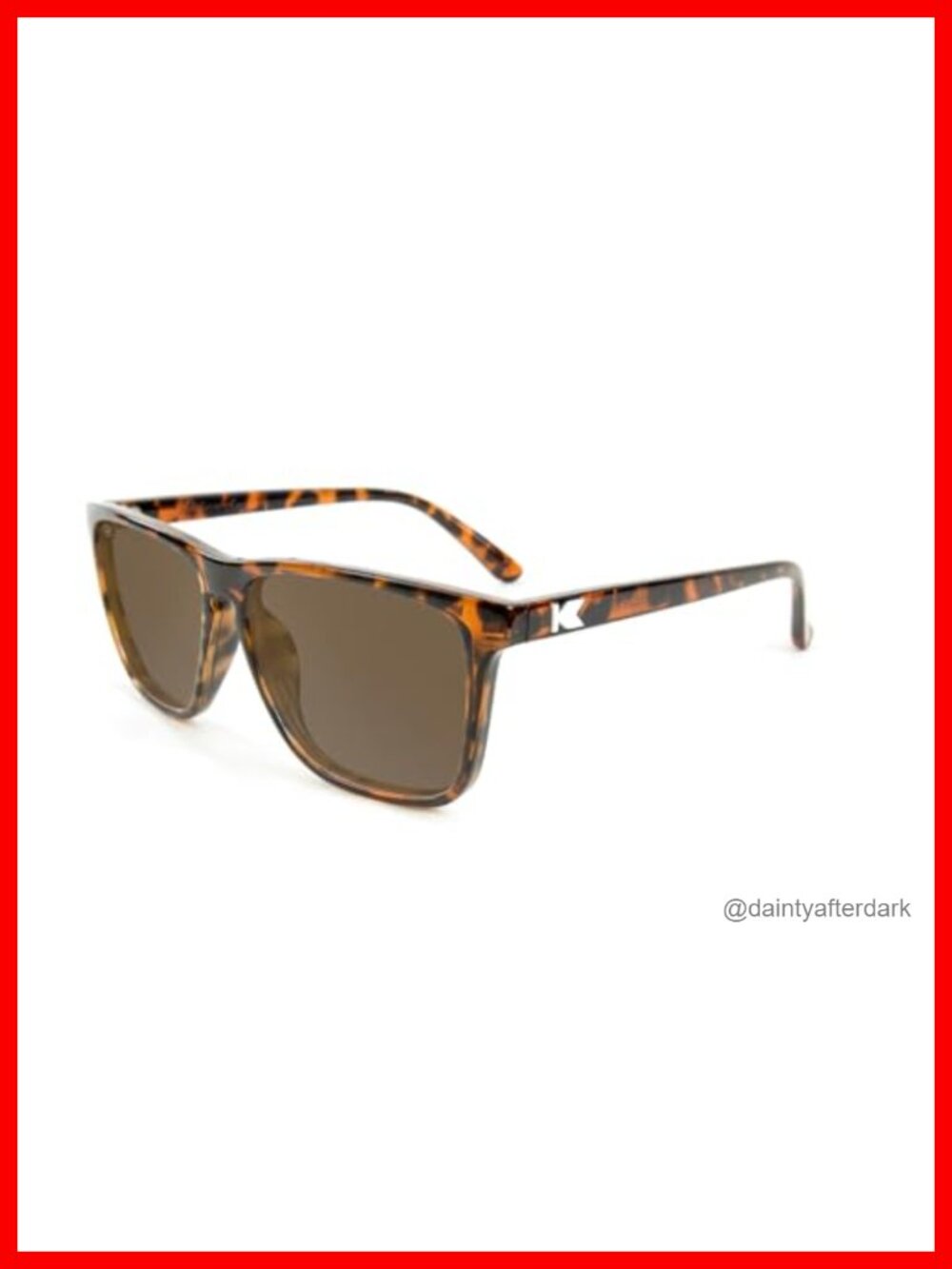 Square Polarized Sunglasses UV400 Half Frame Glossy Running Walking